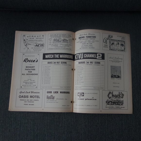 Vintage Official Warriors Quarterly 1971-72 - Picture 10 of 15